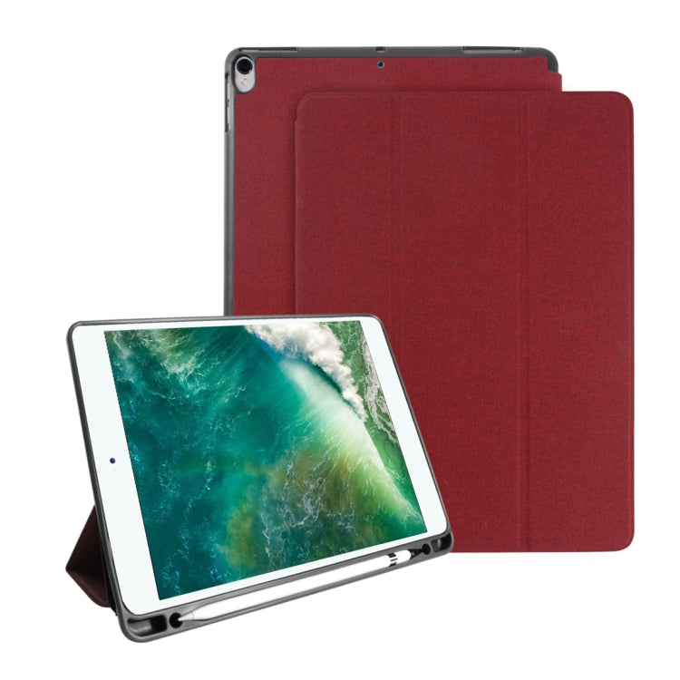 Mutural Exquisite Magnet Flip Leather Case with Pen Slot iPad Pro 10.5 inch